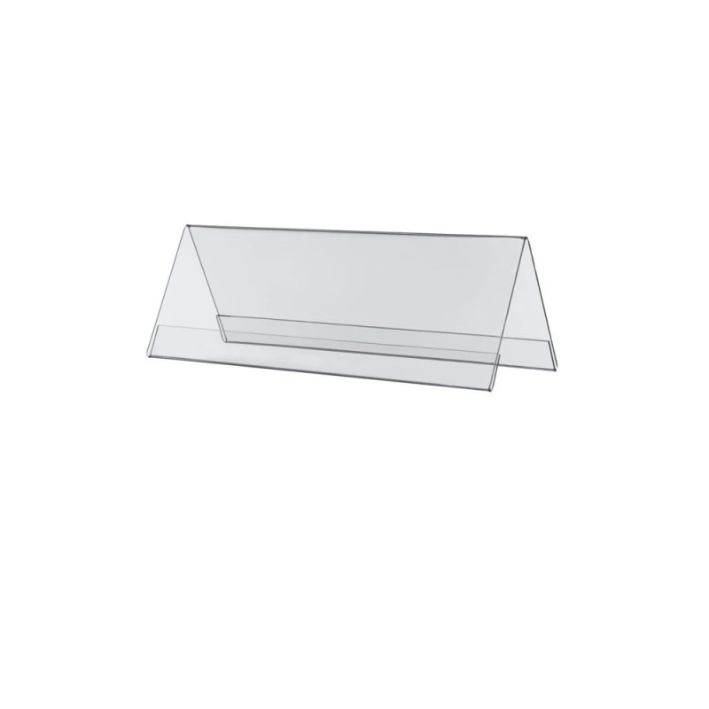 10 Chevalets Porte-nom Double Face En Plexiglass - 10 X 4 Cm 3 10 Chevalets Porte-nom Double Face En Plexiglass - 10 X 4 Cm – Image 3
