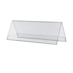 10 Chevalets Porte-nom Double Face En Plexiglass - 20 X 5 Cm -Déco Bistro Pas Cher Magasin 10 chevalets porte nom double face en plexiglass 20 x 5 cm 2