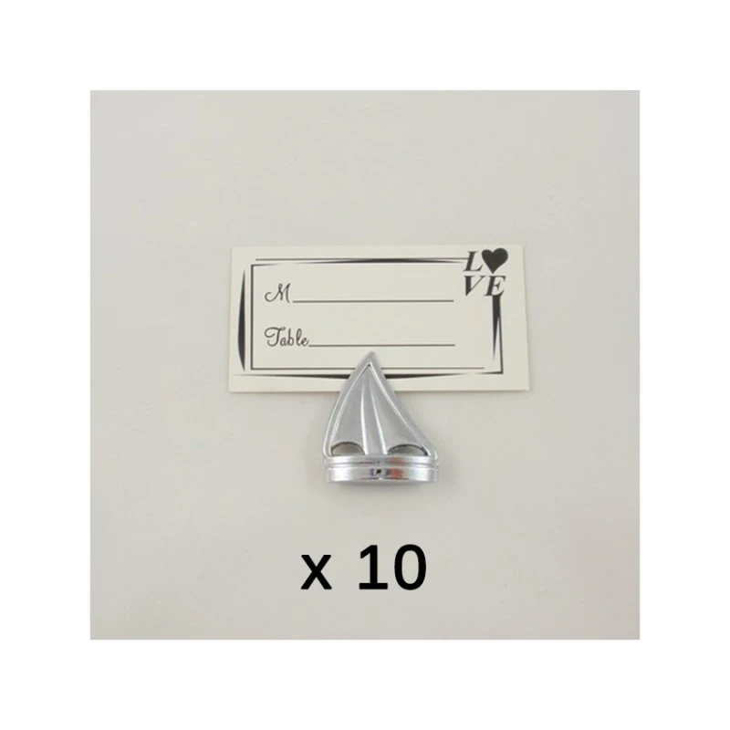 10 Porte-numéros De Table Thème Mer - Marque-place Bateau 1 10 Porte-numéros De Table Thème Mer - Marque-place Bateau
