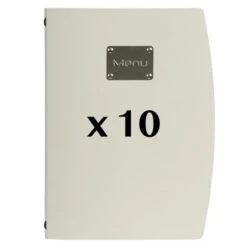 10 Protège-menus Rio Blanc 9 10 Protège-menus Rio Blanc -Déco Bistro Pas Cher Magasin 10 protege menus rio blanc 4