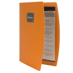 10 Protège-menus Rio Orange -Déco Bistro Pas Cher Magasin 10 protege menus rio orange 2