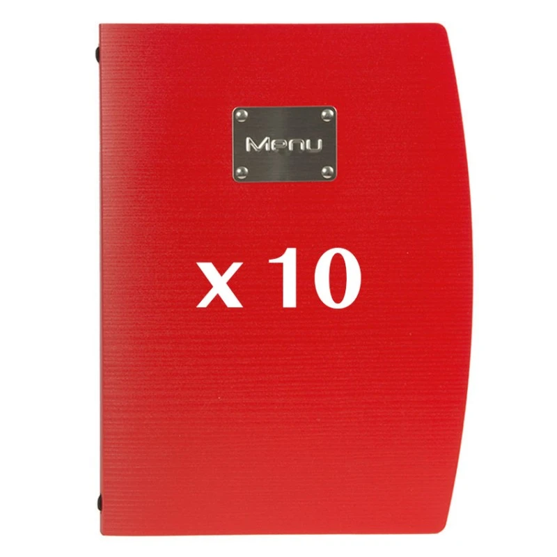 10 Protège-menus Rio Rouge 5 10 Protège-menus Rio Rouge – Image 5