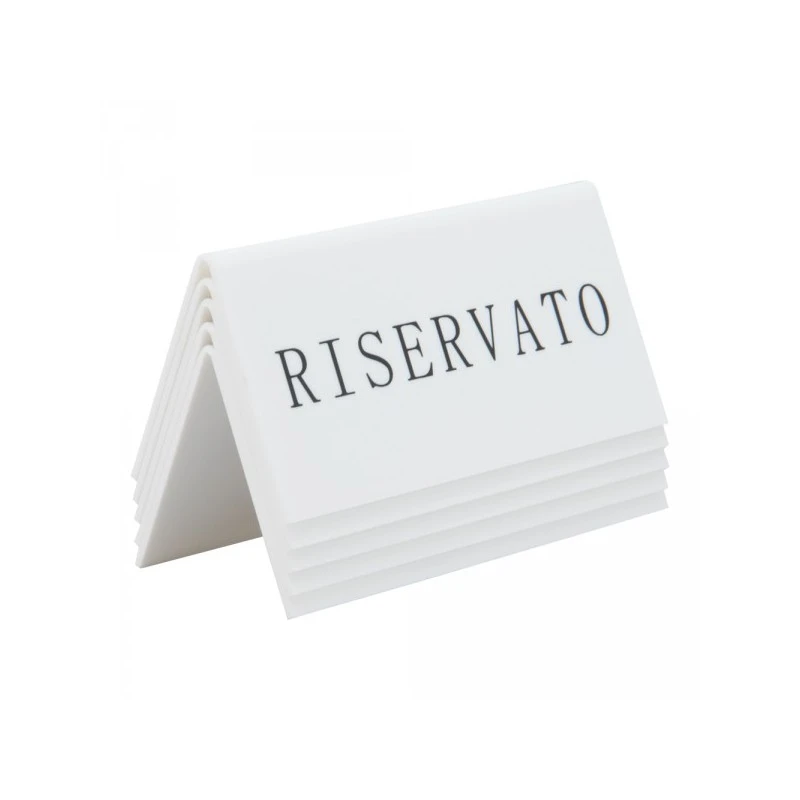 5 Chevalets "Reservato" 3 5 Chevalets "Reservato" – Image 3