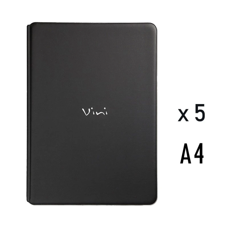 5 Protège-menus / Cartes Des Vins Restaurant Italien A4 Noir Toscana "Vini" 2 5 Protège-menus / Cartes Des Vins Restaurant Italien A4 Noir Toscana "Vini" – Image 2
