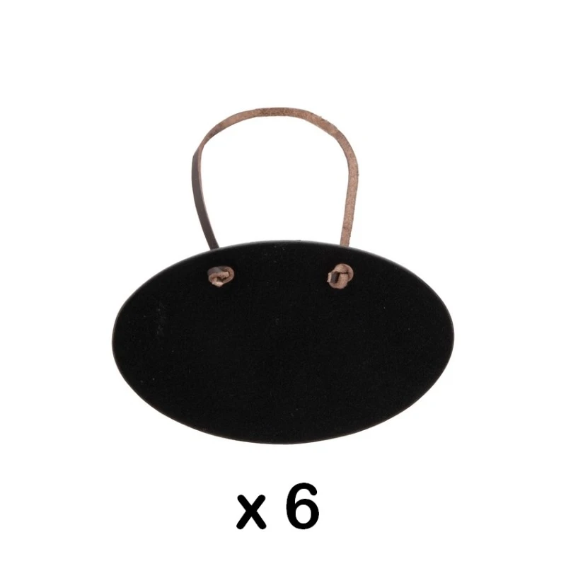 6 étiquettes Ardoise Pour Bouteille De Vin + Feutre Craie 2 6 étiquettes Ardoise Pour Bouteille De Vin + Feutre Craie – Image 2