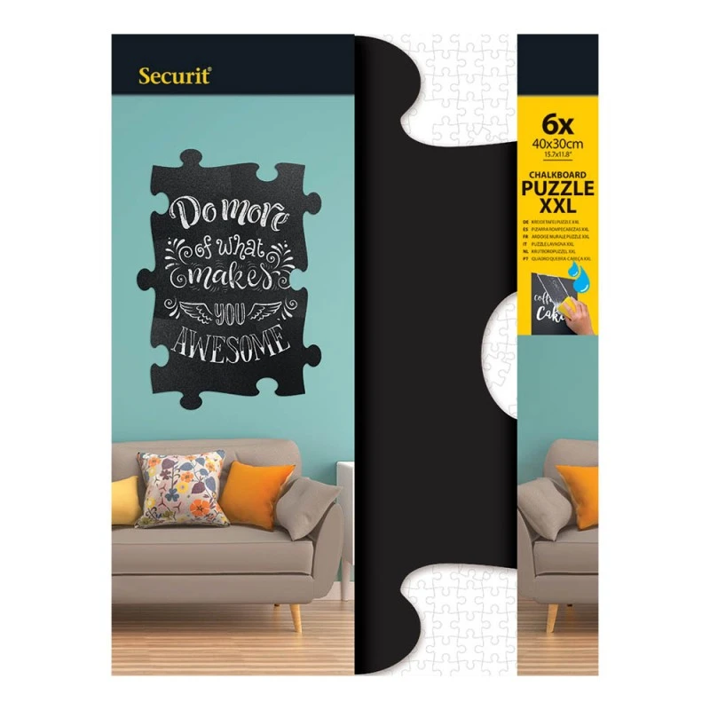 6 Panneaux Ardoise PUZZLE XXL Pour Décoration Murale 1 6 Panneaux Ardoise PUZZLE XXL Pour Décoration Murale