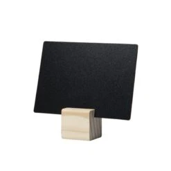 6 Supports Cube Bois Pour Ardoise Tag -Déco Bistro Pas Cher Magasin 6 supports cube bois pour ardoise tag 2
