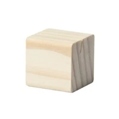 6 Supports Cube Bois Pour Ardoise Tag