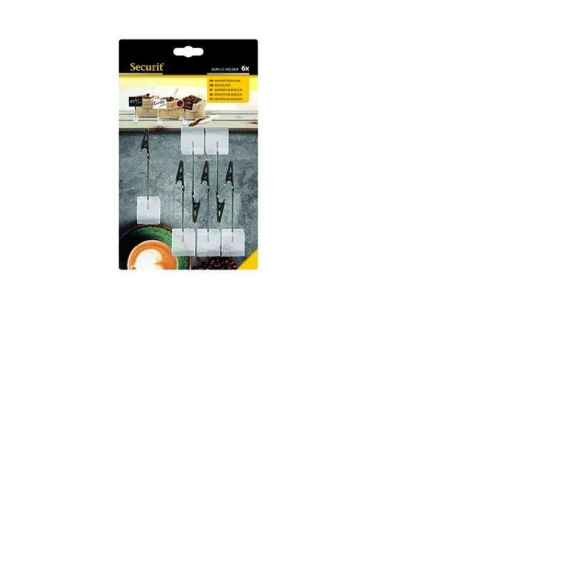 6 Supports Cube Plexi Pour Ardoise TAG 1 6 Supports Cube Plexi Pour Ardoise TAG