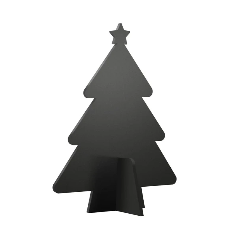 Ardoise De Table Silhouette 3D Noire Modèle Sapin De Noël + 3 Feutres-craie - Décoration Noël Ardoise Restaurant 1 Ardoise De Table Silhouette 3D Noire Modèle Sapin De Noël + 3 Feutres-craie - Décoration Noël Ardoise Restaurant