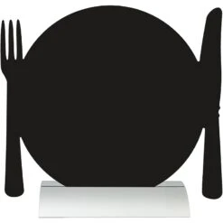 Ardoise De Table Socle Alu