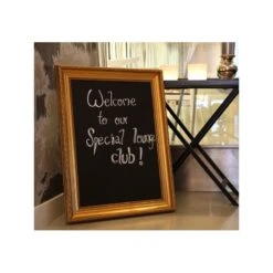 Ardoise Murale Dorée -Déco Bistro Pas Cher Magasin ardoise murale doree 2