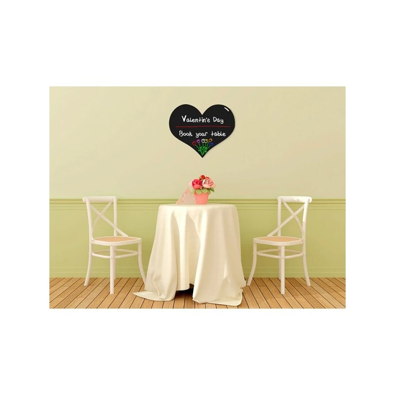 Ardoise Silhouette Murale Coeur 1 Ardoise Silhouette Murale Coeur