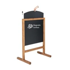 Déco Bistro Pas Cher Magasin -Déco Bistro Pas Cher Magasin ardoise sur pied en bois double face et magnetique pour hotel restaurant modele wood maki 60 x 78 cm 1