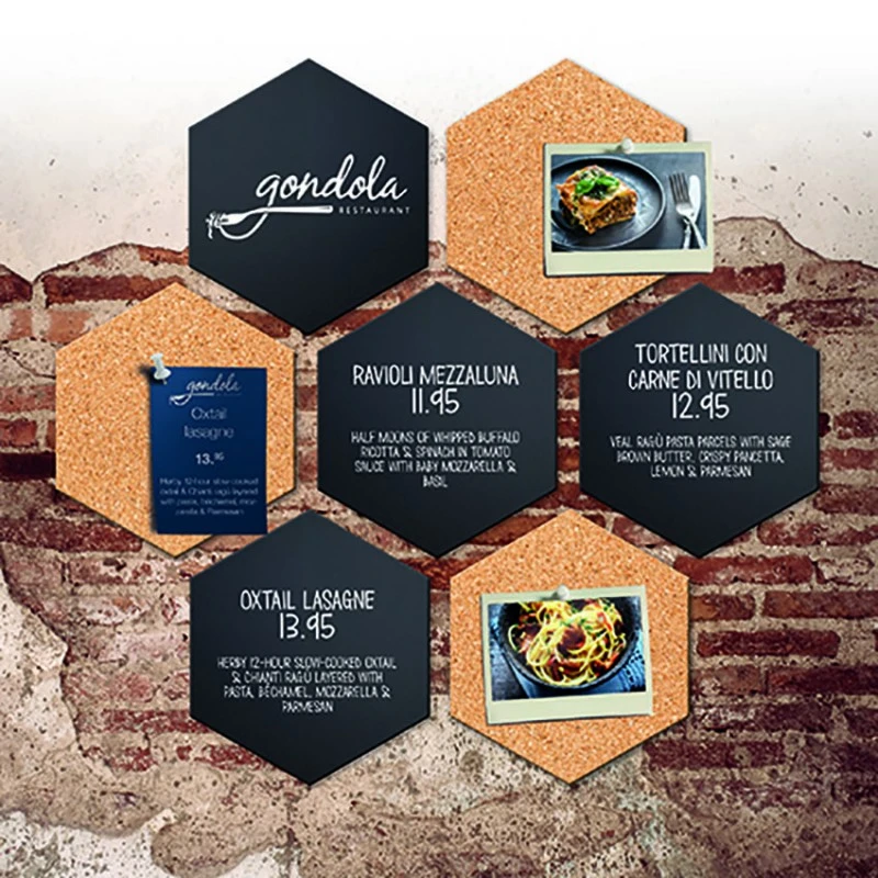 Ardoises Murale Silhouette Hexagon 5 Ardoises Murale Silhouette Hexagon – Image 5