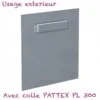 Attache Extérieure Dibond 70 X 70 Mm : Max 10 Kg