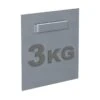 Boite 10 Attaches Adhésives Dibond 70 X 70 Mm : Max 3 Kg