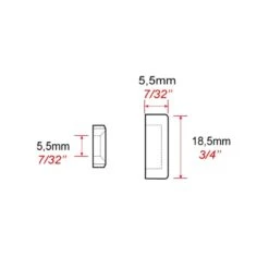 Cache Vis Inox 18 Mm (à L'unité) -Déco Bistro Pas Cher Magasin cache vis inox 18 mm 2
