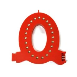 Chiffre 0 Smart LED - Chiffre Couleur Rouge Pour Enseigne Lumineuse LED