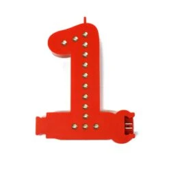Chiffre 1 Smart LED - Chiffre Couleur Rouge Pour Enseigne Lumineuse LED