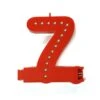 Chiffre 7 Smart LED - Chiffre Couleur Rouge Pour Enseigne Lumineuse LED