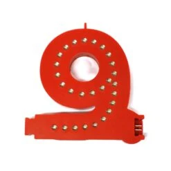 Chiffre 9 Smart LED - Chiffre Couleur Rouge Pour Enseigne Lumineuse LED