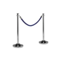 Corde Lisse Bleue Embout Chromé 6 Corde Lisse Bleue Embout Chromé -Déco Bistro Pas Cher Magasin corde lisse bleue embout chrome 2