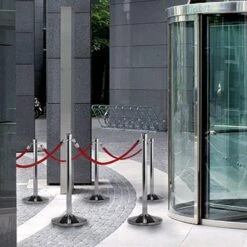 Corde Lisse Rouge Embout Chromé -Déco Bistro Pas Cher Magasin corde lisse rouge embout chrome 3