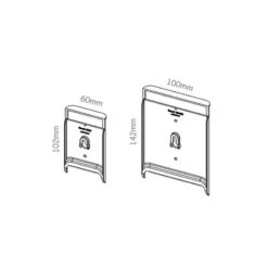 Entretoise Invisible Pour Fixation Murale De Cadres, Tableaux, Panneaux - Fissart 60x60 Mm -Déco Bistro Pas Cher Magasin entretoise invisible pour fixation murale de cadres tableaux panneaux fissart 60x60 mm 2