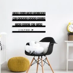 Etagère Lettre Noir 1 M Avec 169 Lettres -Déco Bistro Pas Cher Magasin etagere lettre noir 1 m avec 169 lettres 3