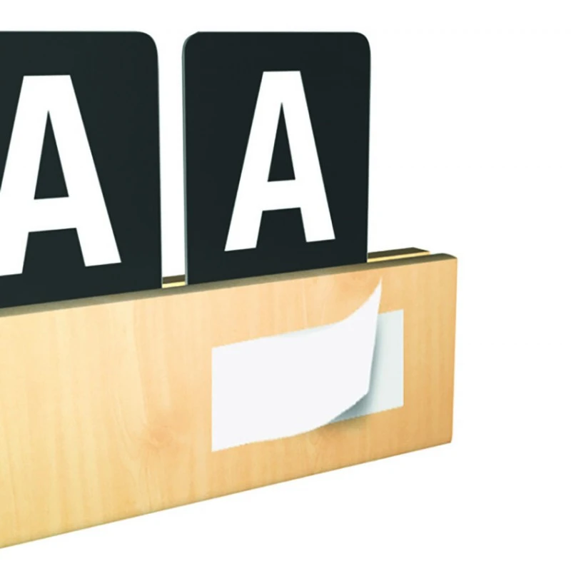 Etagère Lettre Teck 1 M Avec 169 Lettres 4 Etagère Lettre Teck 1 M Avec 169 Lettres – Image 4