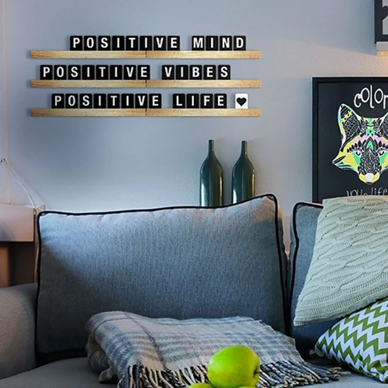 Etagère Lettre Teck 1 M Avec 169 Lettres 1 Etagère Lettre Teck 1 M Avec 169 Lettres