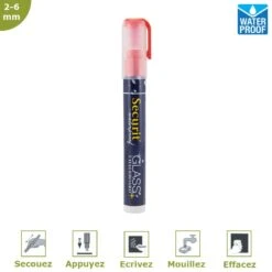 Feutre Craie 2-6 Mm Waterproof Rouge 4 Feutre Craie 2-6 Mm Waterproof Rouge -Déco Bistro Pas Cher Magasin feutre craie 2 6 mm waterproof rouge 1