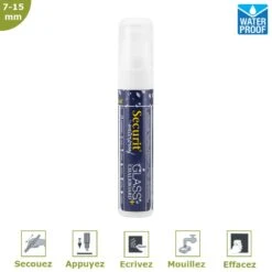 Feutre Craie 7-15 Mm Waterproof Blanc