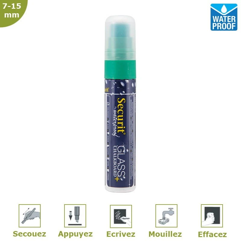 Feutre Craie 7-15 Mm Waterproof Vert 2 Feutre Craie 7-15 Mm Waterproof Vert – Image 2