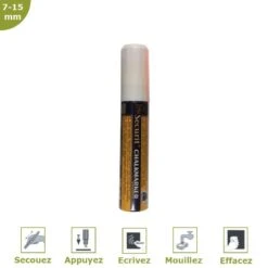 Feutre-craie Blanc 7-15 Mm