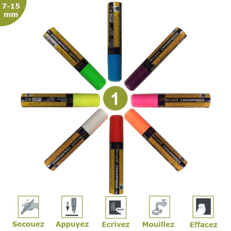 Feutre-craie Orange 7-15 Mm 1 Feutre-craie Orange 7-15 Mm