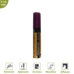 Feutre-craie Violet 7-15 Mm -Déco Bistro Pas Cher Magasin feutre craie violet 7 15 mm 2