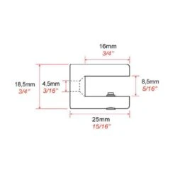 Fixation Murale Fendue FIXSE-1 -Déco Bistro Pas Cher Magasin fixation murale fendue fixse 1 3