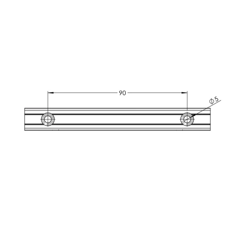 Fixation Murale Percée En Drapeau Pour Panneau Signalétique Max 6mm - Longueur 120mm 6 Fixation Murale Percée En Drapeau Pour Panneau Signalétique Max 6mm - Longueur 120mm – Image 6