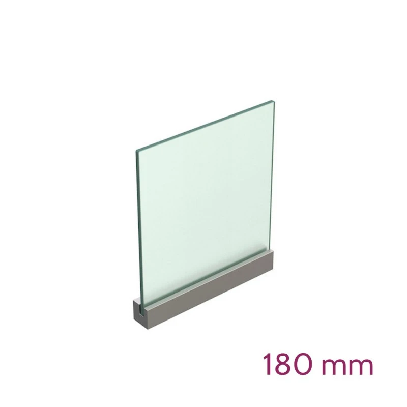 Fixation Murale Percée Pour Panneau Signalétique Max 8mm - Longueur 180mm 2 Fixation Murale Percée Pour Panneau Signalétique Max 8mm - Longueur 180mm – Image 2