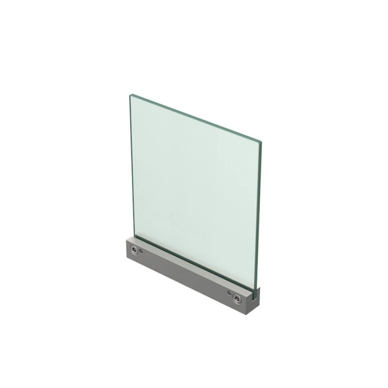 Fixation Murale Percée Pour Panneau Signalétique Max 8mm - Longueur 180mm 1 Fixation Murale Percée Pour Panneau Signalétique Max 8mm - Longueur 180mm