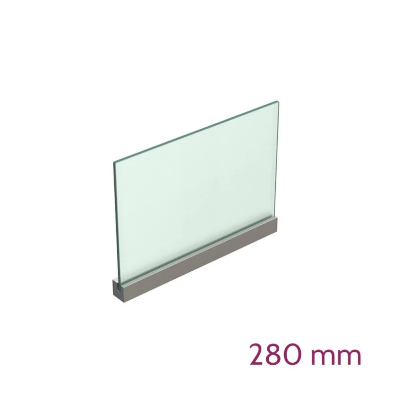 Fixation Murale Percée Pour Panneau Signalétique Max 8mm - Longueur 280mm 2 Fixation Murale Percée Pour Panneau Signalétique Max 8mm - Longueur 280mm – Image 2