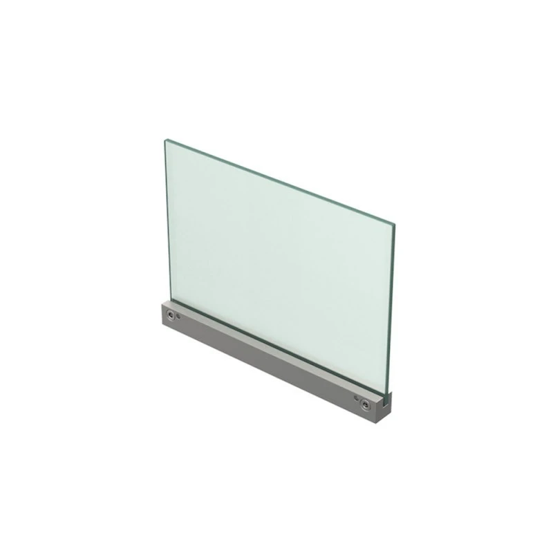 Fixation Murale Percée Pour Panneau Signalétique Max 8mm - Longueur 280mm 1 Fixation Murale Percée Pour Panneau Signalétique Max 8mm - Longueur 280mm