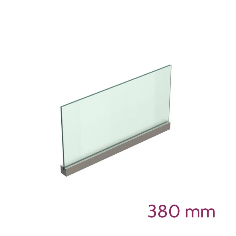 Fixation Murale Percée Pour Panneau Signalétique Max 8mm - Longueur 380mm 2 Fixation Murale Percée Pour Panneau Signalétique Max 8mm - Longueur 380mm – Image 2