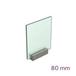 Fixation Murale Percée Pour Panneau Signalétique Max 8mm - Longueur 80mm -Déco Bistro Pas Cher Magasin fixation murale percee pour panneau signaletique max 8mm longueur 80mm 1