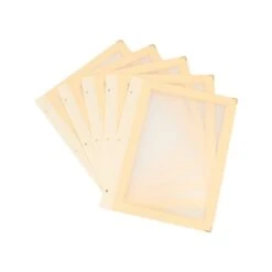 Inserts Protège-menus Wood A4