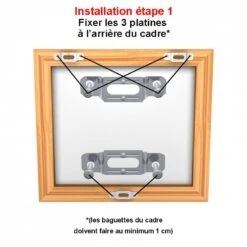 KIT Antivol Complet Pour Cadre Bois NEWLY -Déco Bistro Pas Cher Magasin kit antivol complet pour cadre bois newly 2