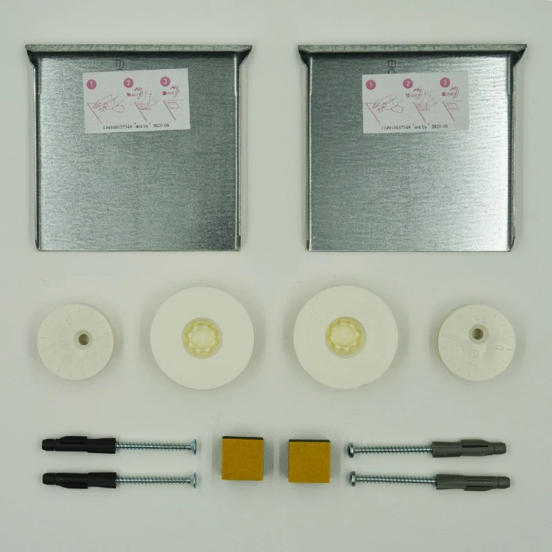 Kit De Fixation Murale Pour Miroir, Dibond, Signalétique Réglable (latéral Et Hauteur) - Charge Maxi 12 Kg - SAFECLIX 3 Kit De Fixation Murale Pour Miroir, Dibond, Signalétique Réglable (latéral Et Hauteur) - Charge Maxi 12 Kg - SAFECLIX – Image 3