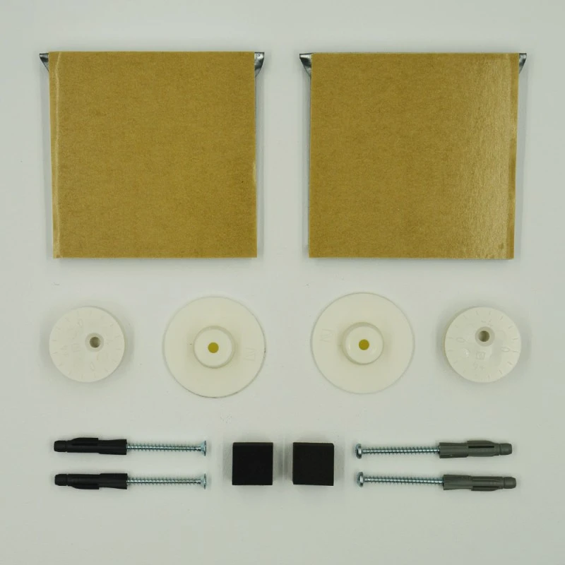 Kit De Fixation Murale Pour Miroir, Dibond, Signalétique Réglable (latéral Et Hauteur) - Charge Maxi 12 Kg - SAFECLIX 4 Kit De Fixation Murale Pour Miroir, Dibond, Signalétique Réglable (latéral Et Hauteur) - Charge Maxi 12 Kg - SAFECLIX – Image 4